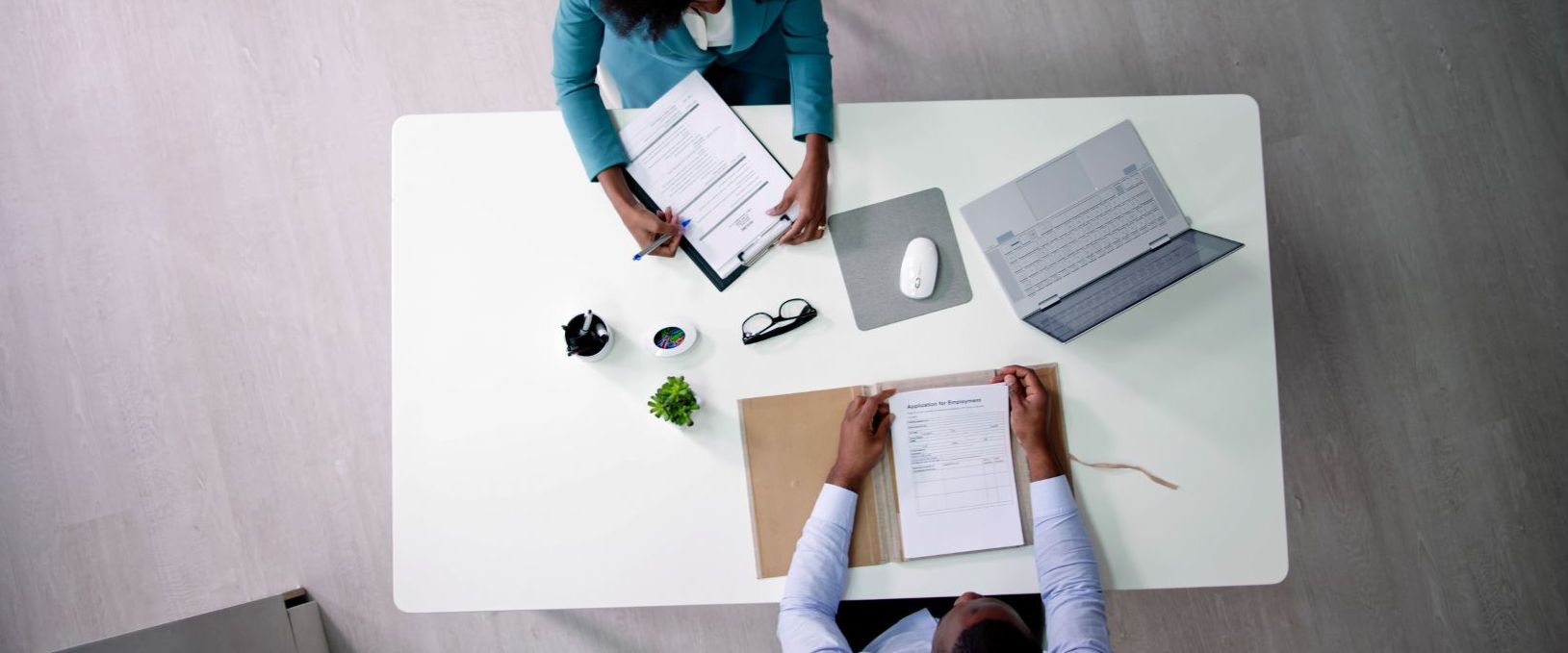 HR transcription interview records